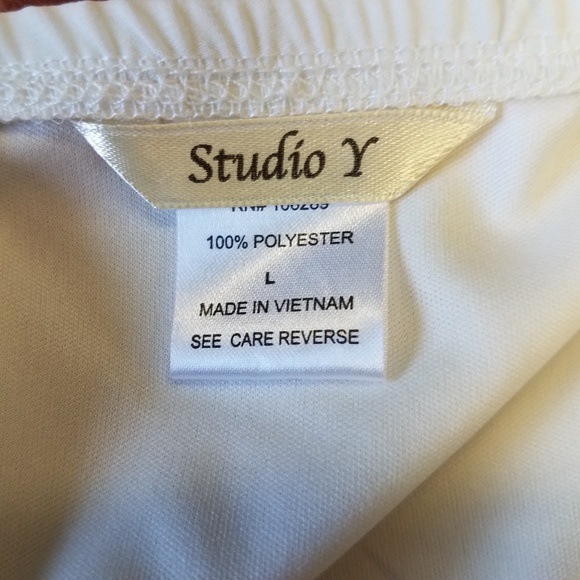 Studio Y Strapless Ivory Roses Top - Picture 5 of 5